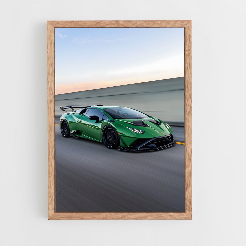 Poster Huracan de sto – affiche Lamborghini (vue 4)